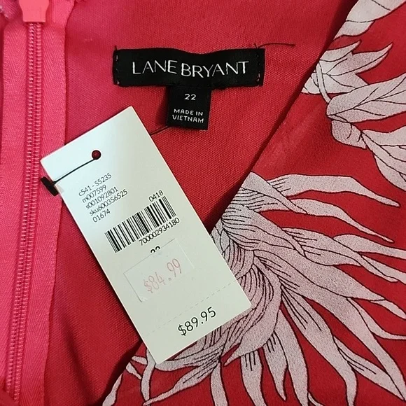 NWT Lane Bryant Floral Flowy Dress - Picture 4 of 6